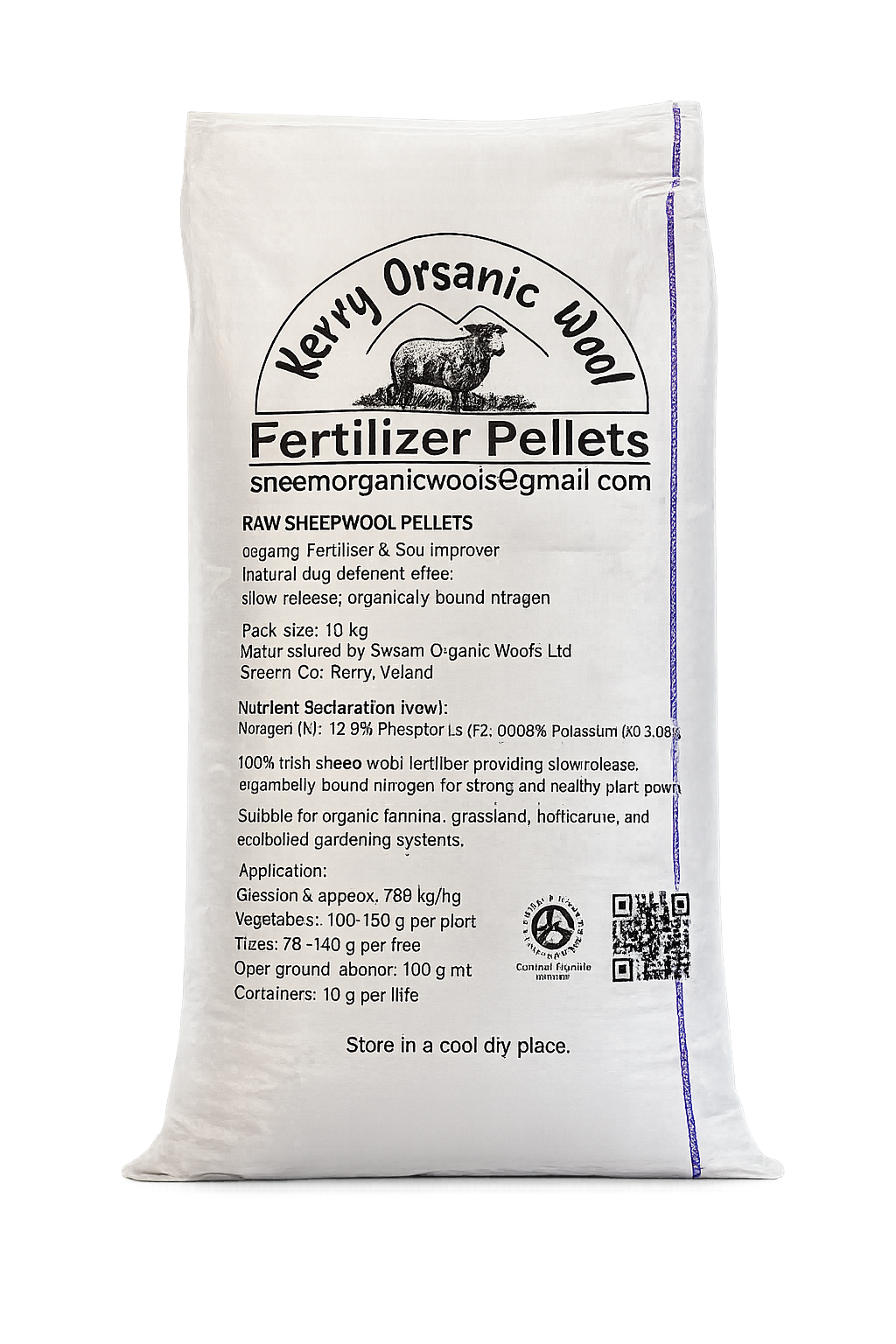 10KG - Raw Sheep Wool Pellets - Organic Fertiliser & Soil Improver